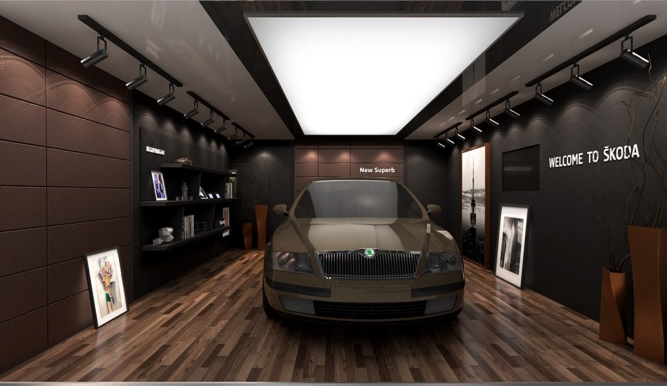 Стильные гаражи интерьер