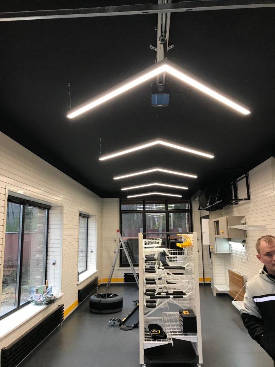 Освещение для барбершопа