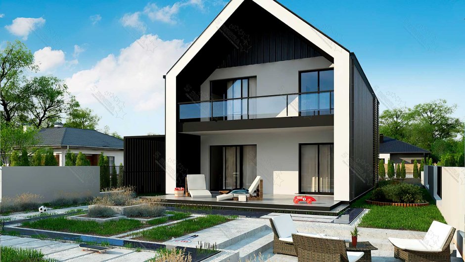 Фахверк мансарда лофт