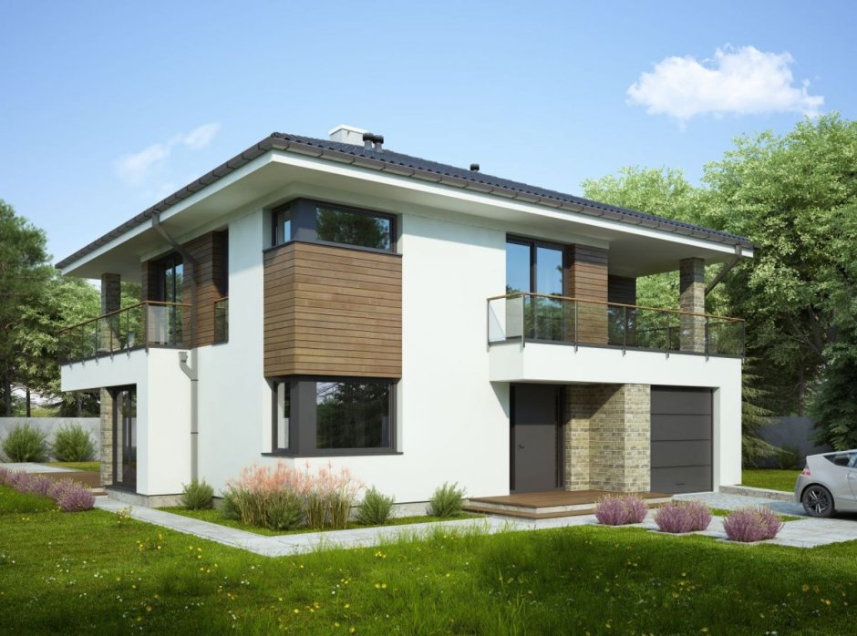 Современная отделка коттеджа