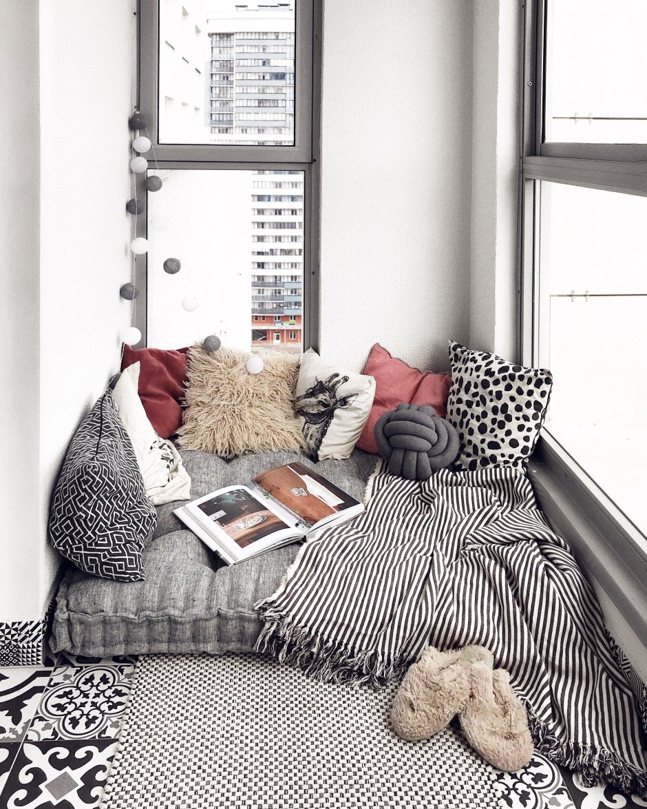 Балкон в стиле хюгге