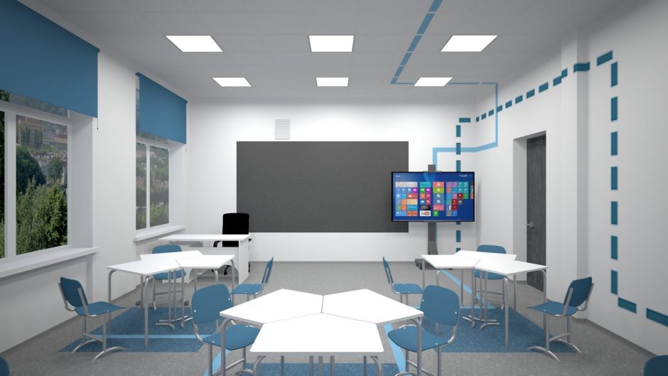 Интерьер кабинета для репетиторства