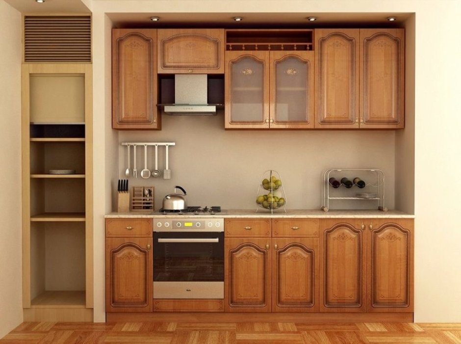 Кухня цвет ольха