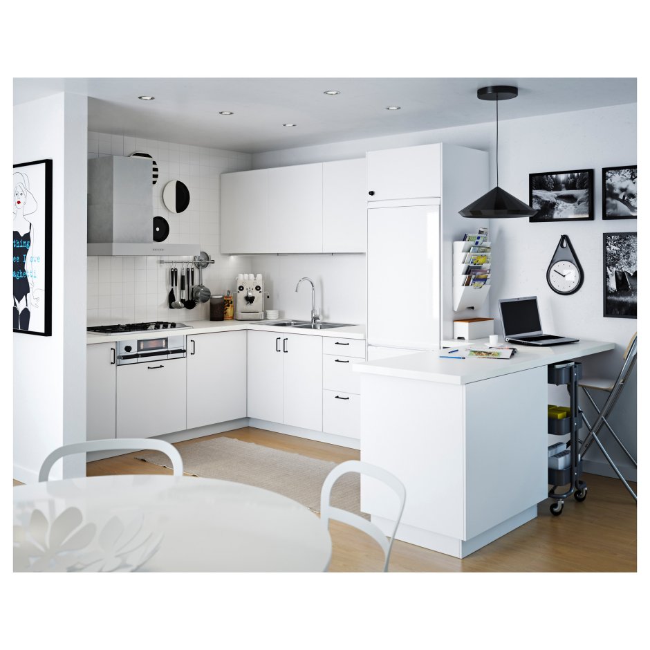 Икеа Веддинге с черными ручками