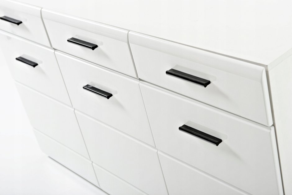 Комод Gloss км-150 белый белый глянец НК мебель