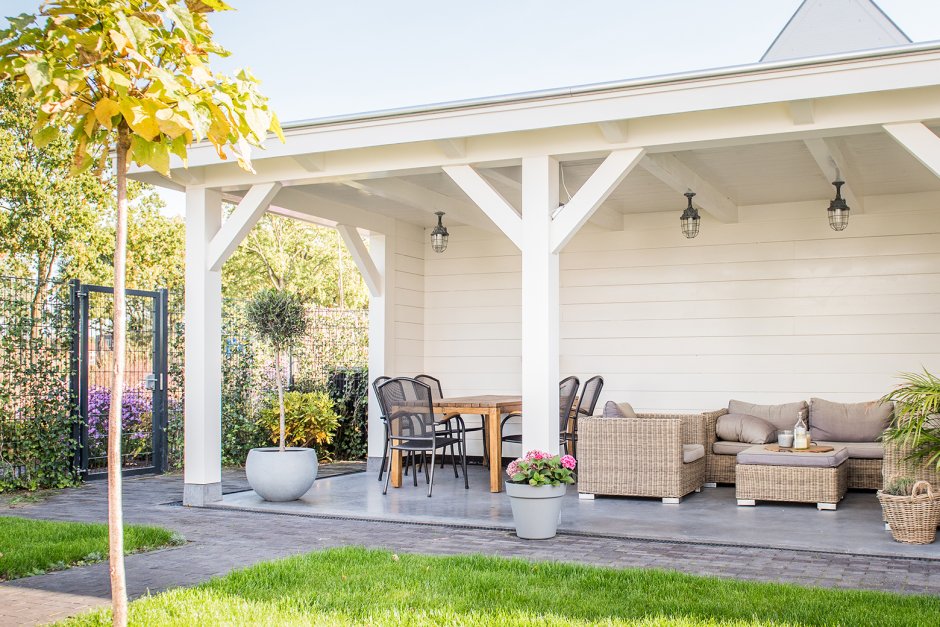 Беседка в скандинавском стиле