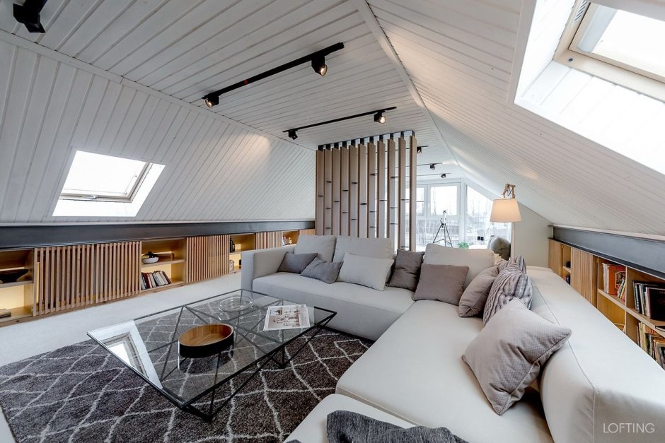 Второй этаж 70м2 мансарда