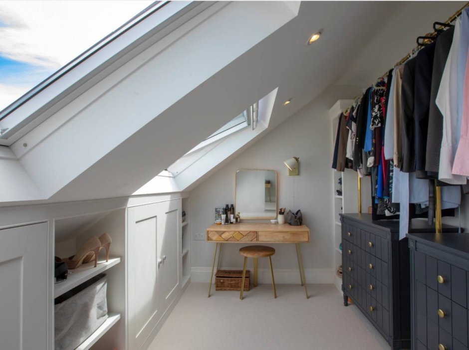 Спальня на чердаке