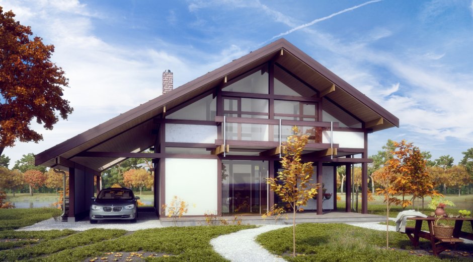 Лофт на мансарде интерьер