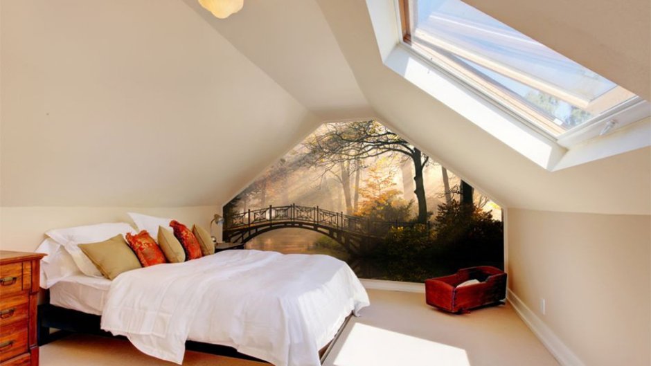 Дома с треугольной крышей