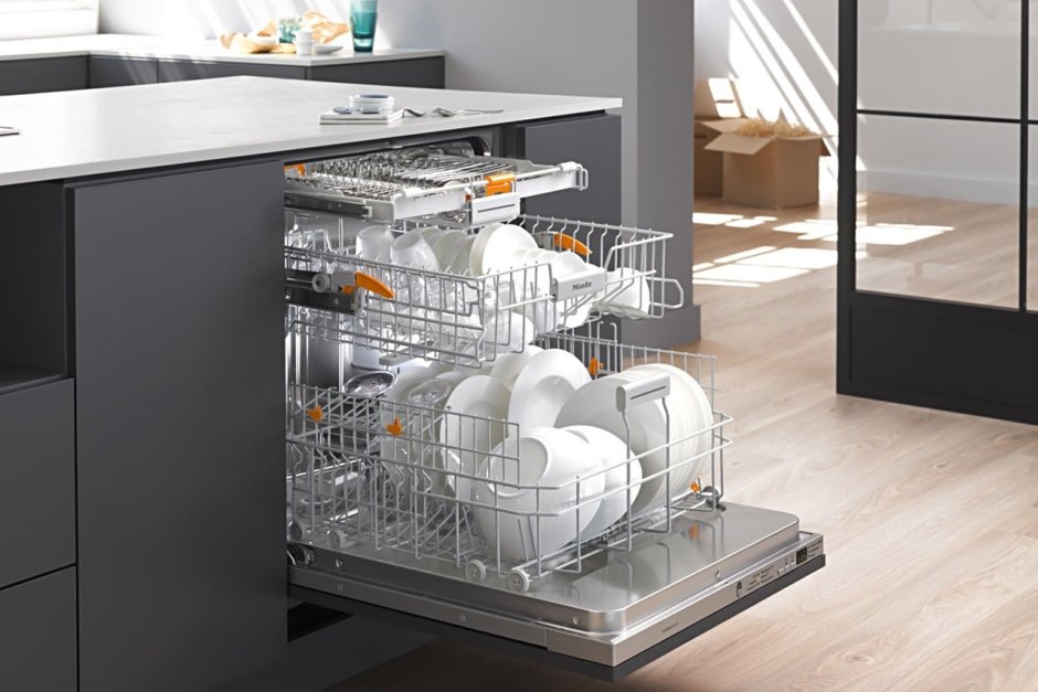 Посудомойка бош 45 см встраиваемая в кухне