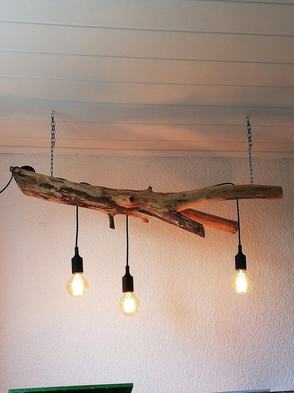 Люстра из коряги