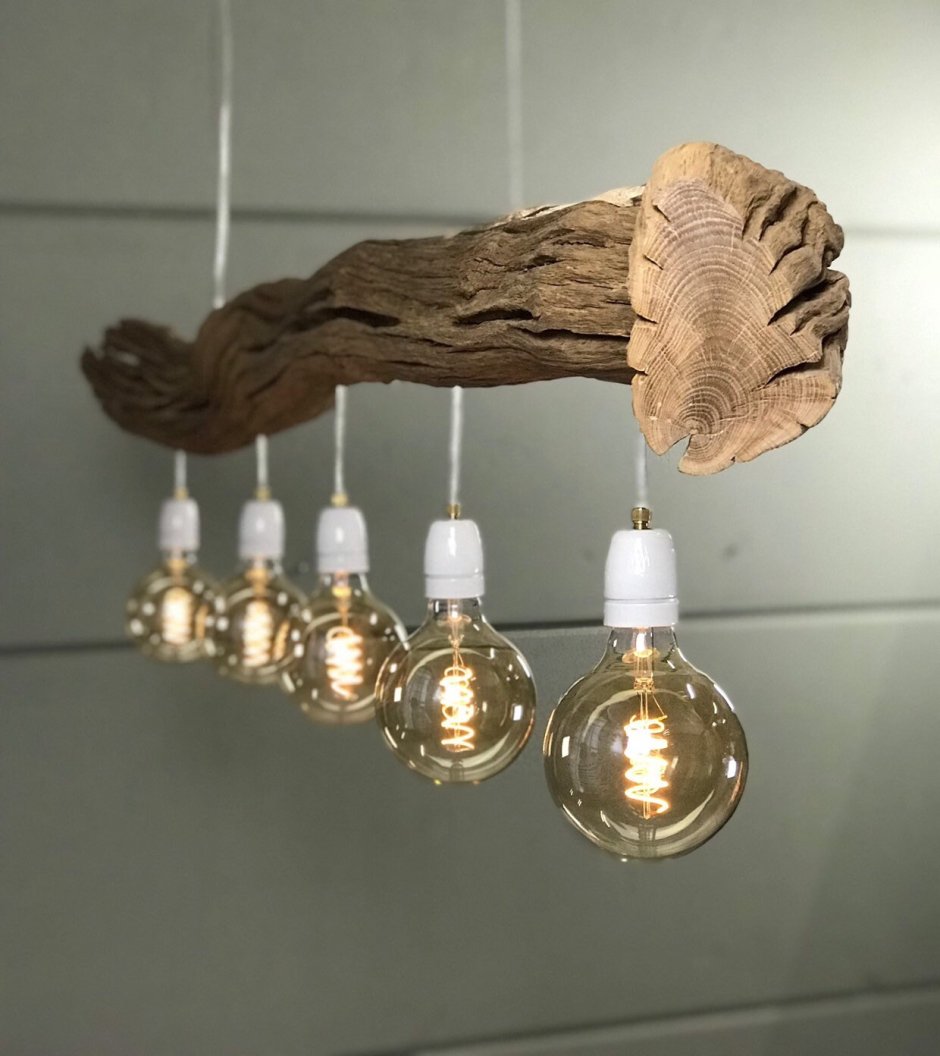 Торшер из коряги