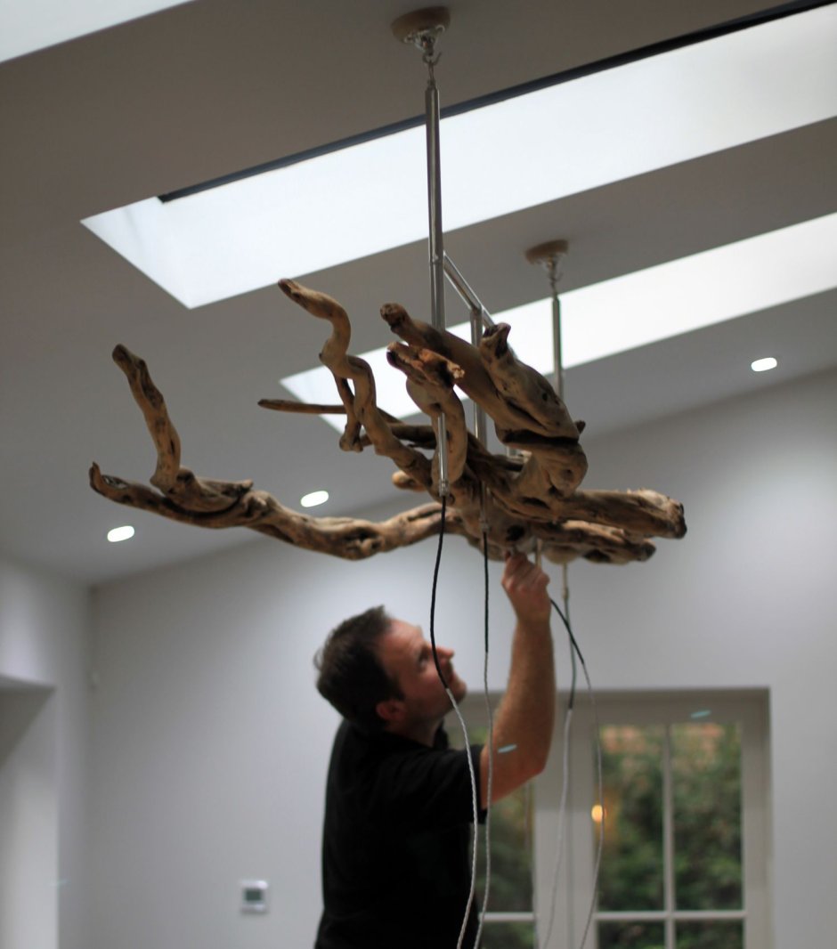 Светильник из коряги