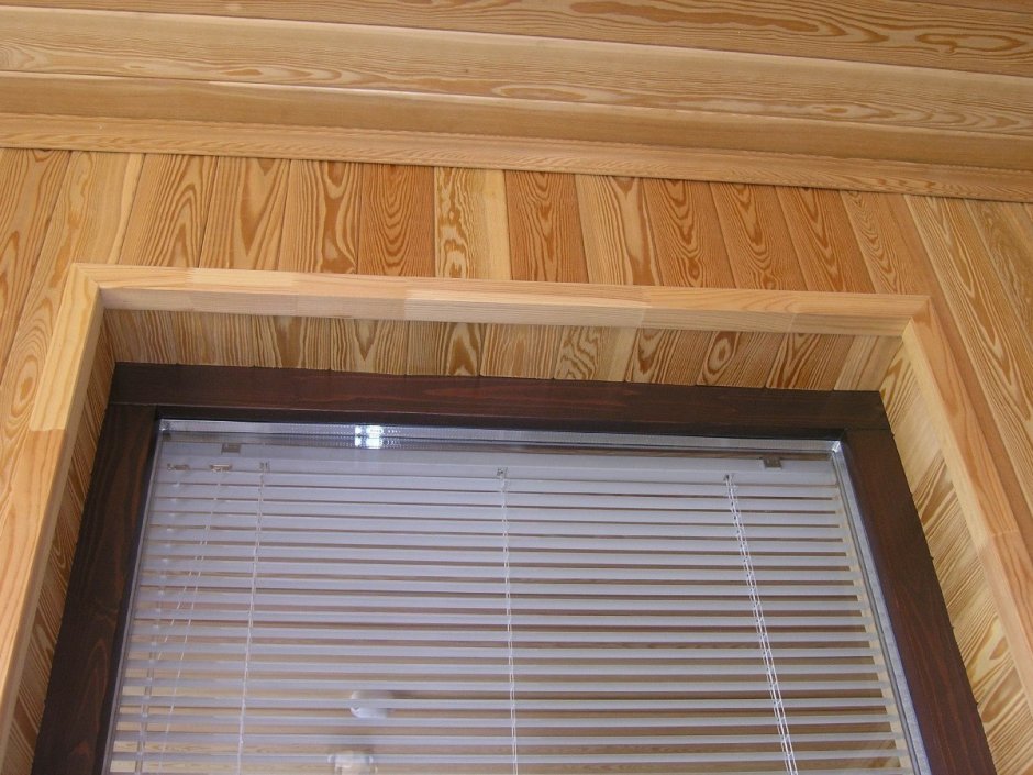 Откосы из вагонки штиль