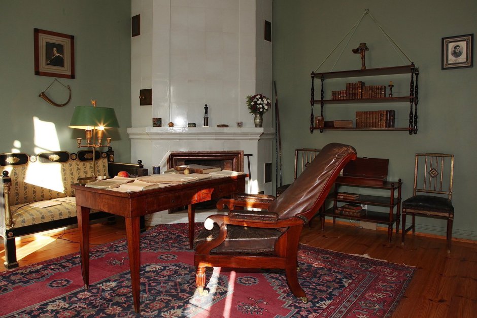 Михайловское Пушкин кабинет а. с. Пушкина