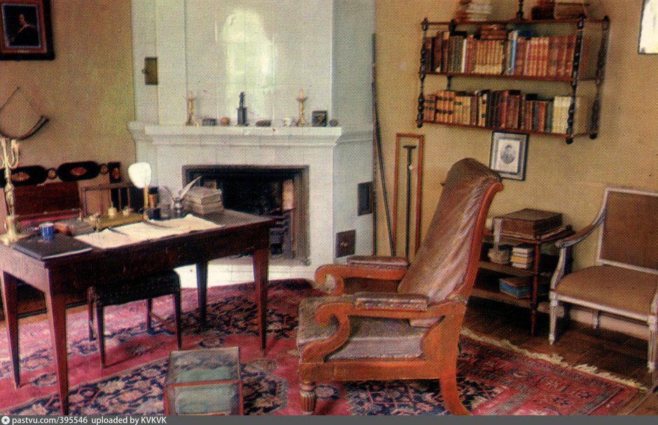 Кабинет Пушкина в Михайловском