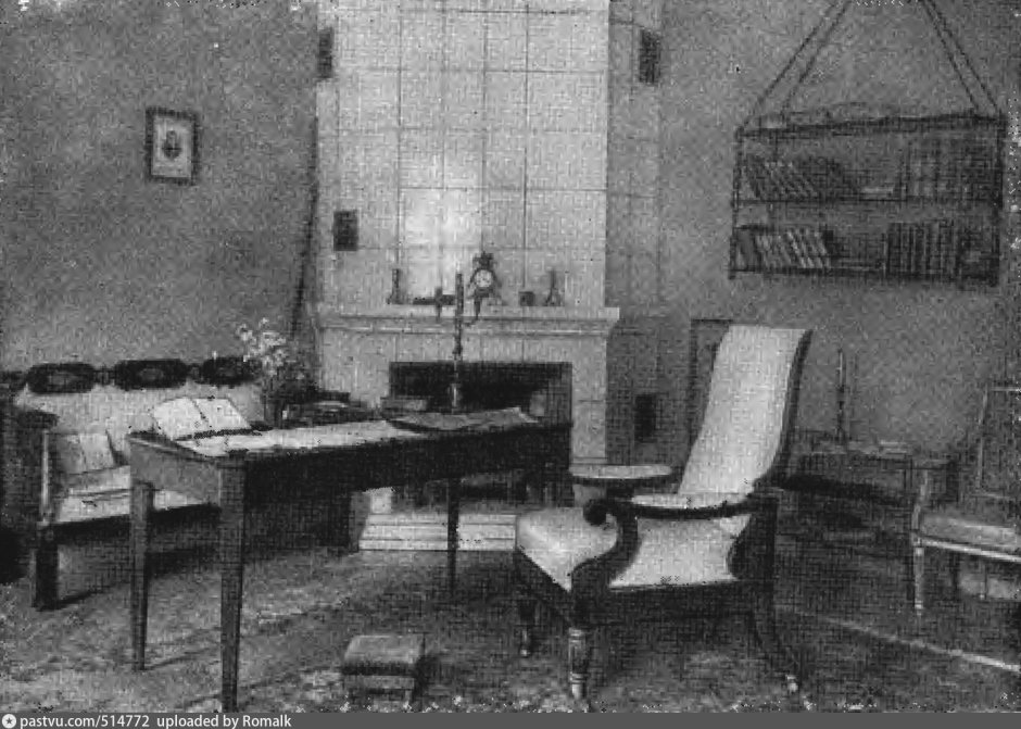 Изображение кабинета а.с.Пушкина