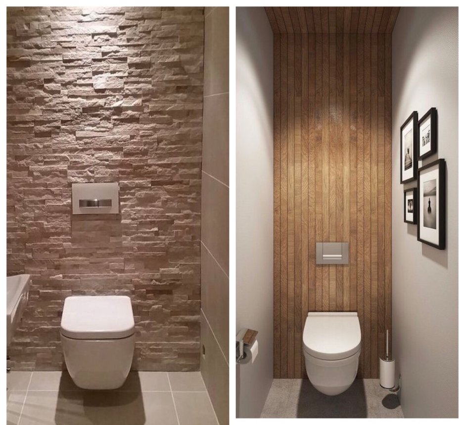 Туалетная комната в керамограните