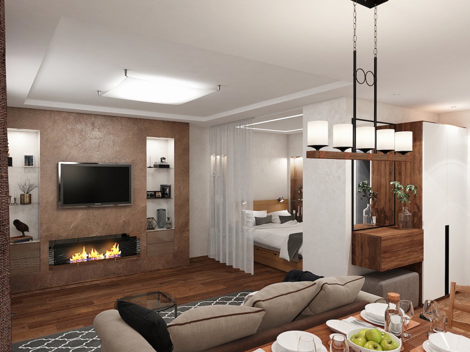 Евродвушка 45 кв м планировка