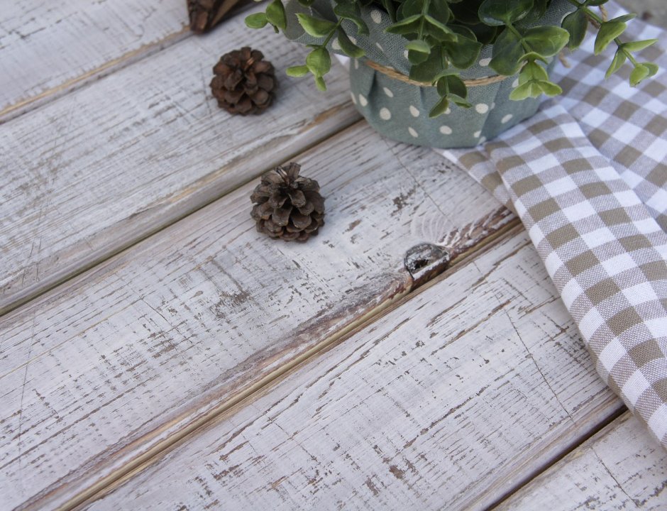 Мешковина на столе