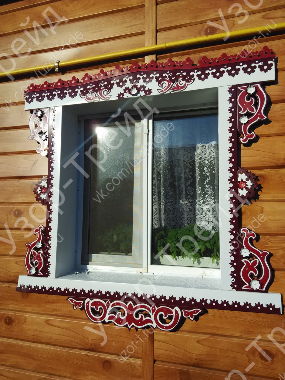 Металлические наличники на окна