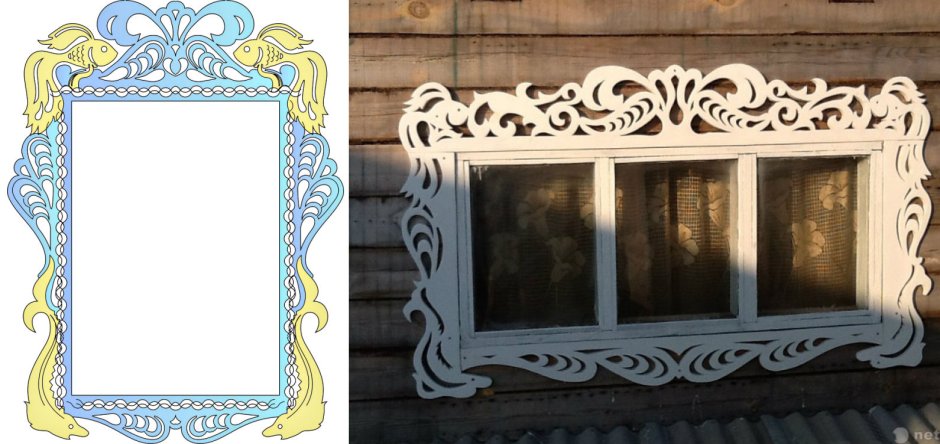 Трафареты для прорезной резьбы наличники для окон