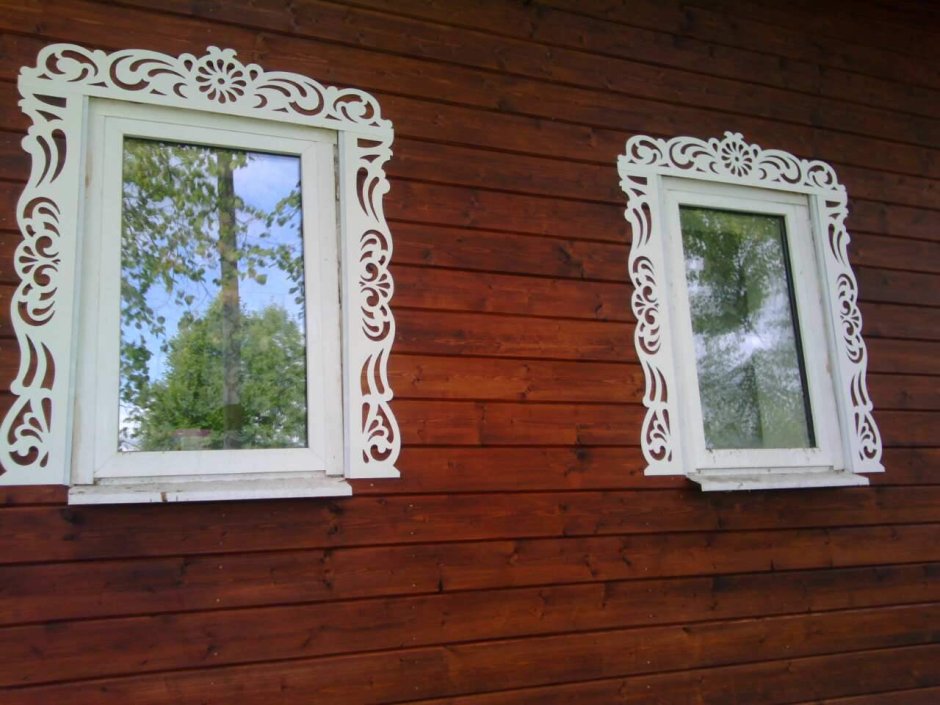 Рамка для фото в виде оконного наличника