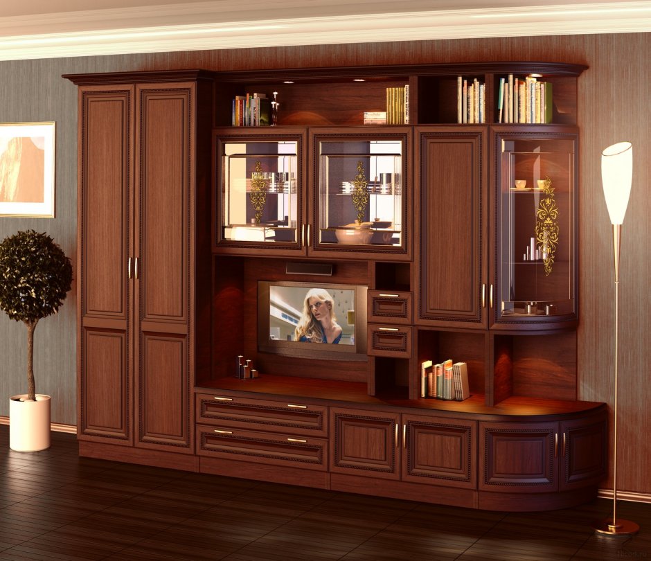 Гостиная стенка фабрика Шатура