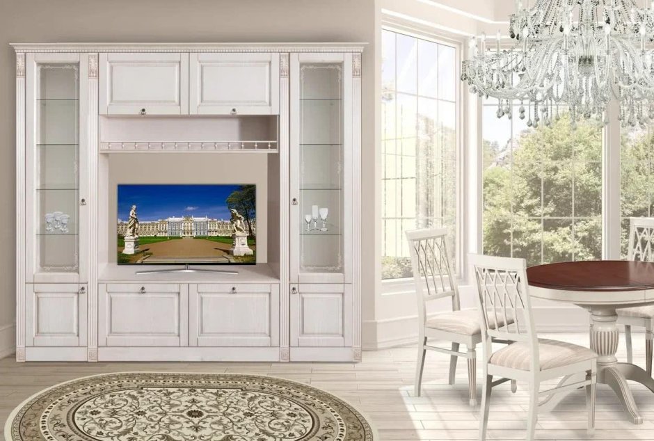 Стенка Ровена светлая Шатура