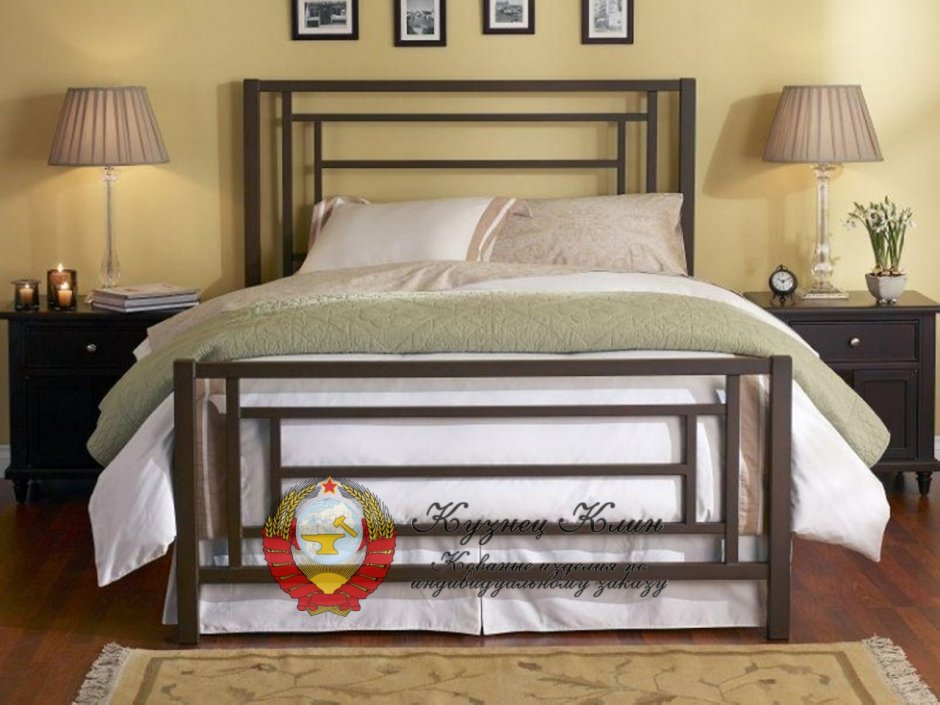 Кровать из металлического профиля