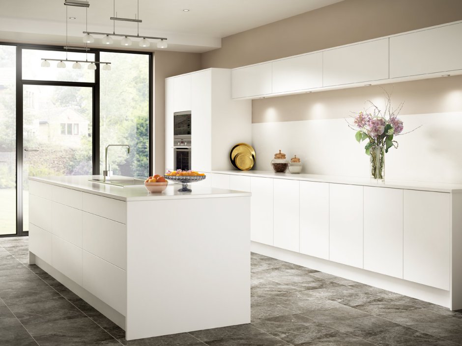 Кухня супермат грей