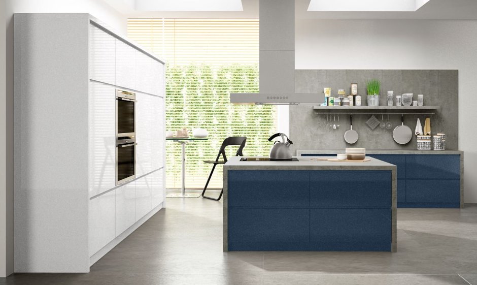 Кухня латте матовая