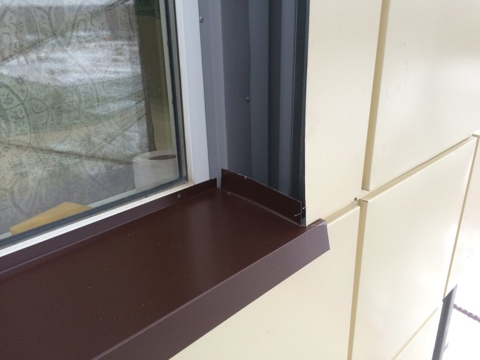 Окно откосы отливы Аквилон водоотливы