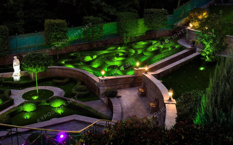 Ландшафтный светодизайн