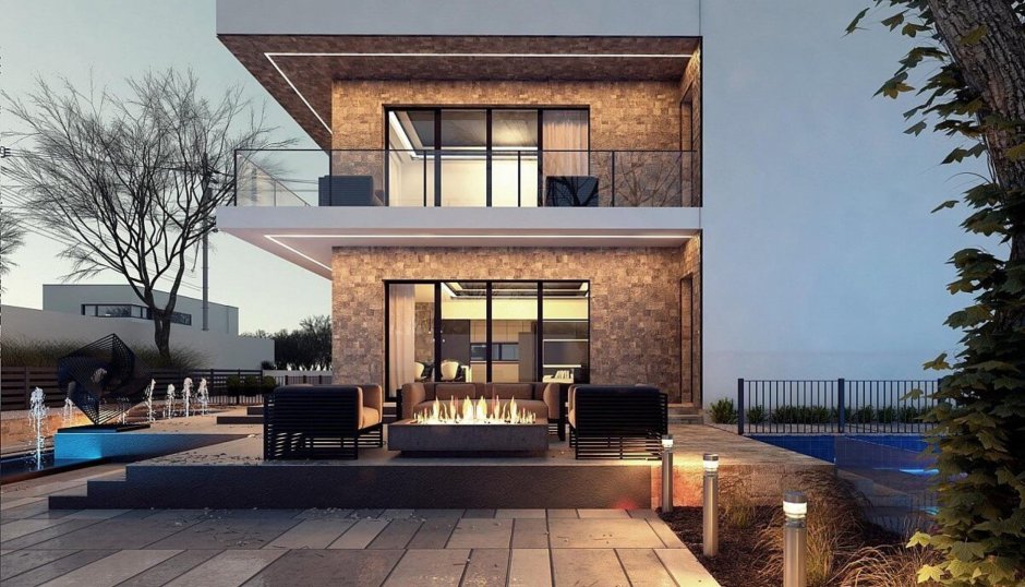 Современный стильный дом