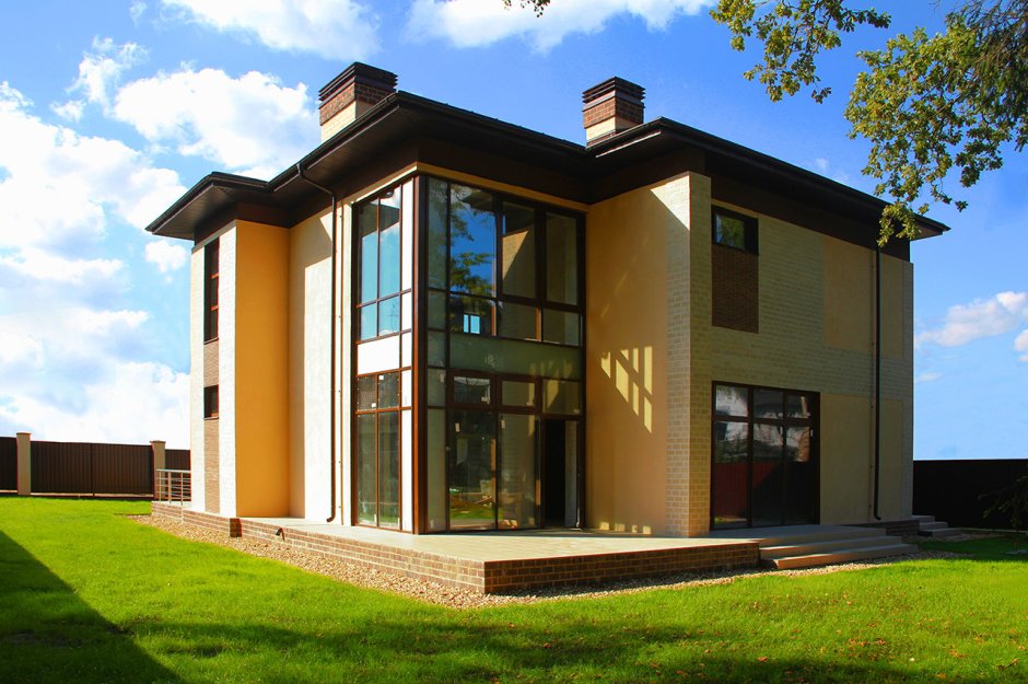 Панорамные окна фасад