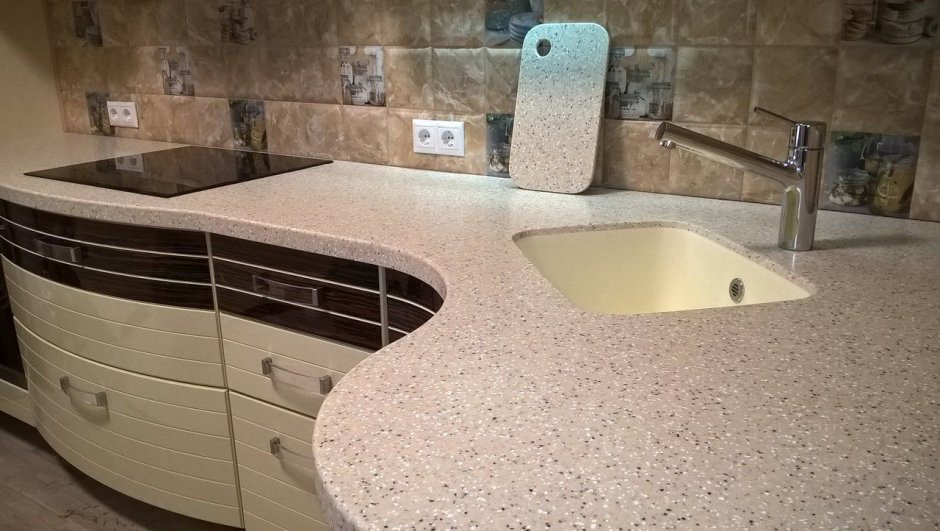 Столешница Stone из искусственного камня v 900b