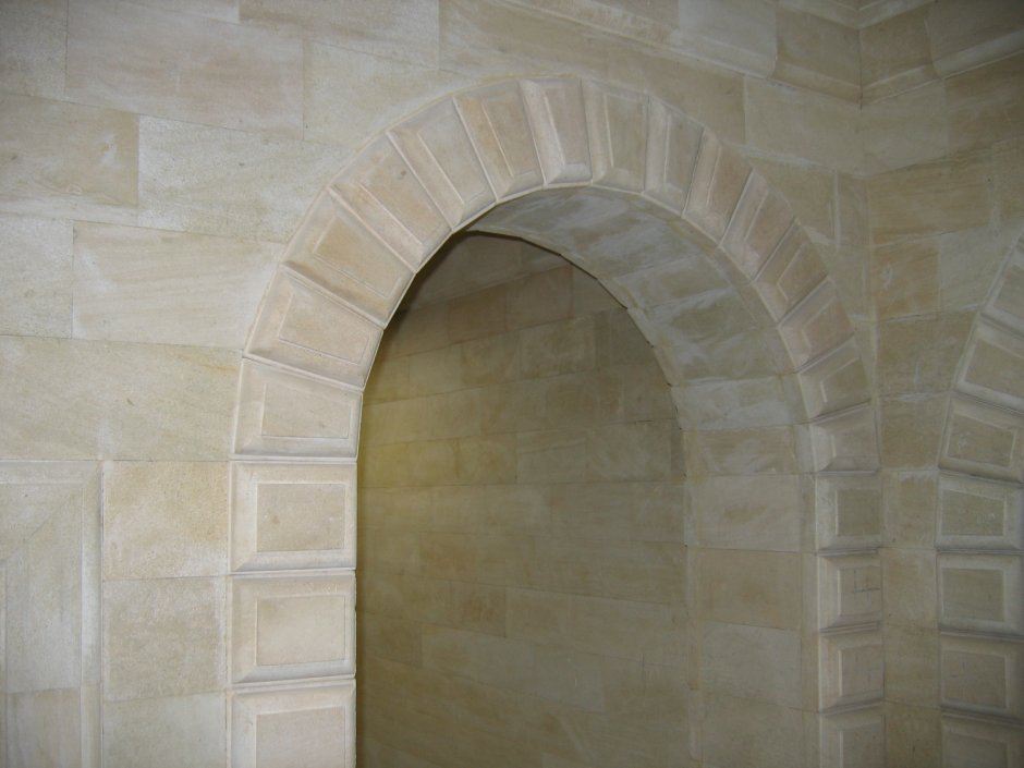 Арка кирпичиками декоративными