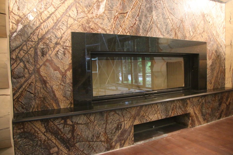 Материал для облицовки камина своими руками