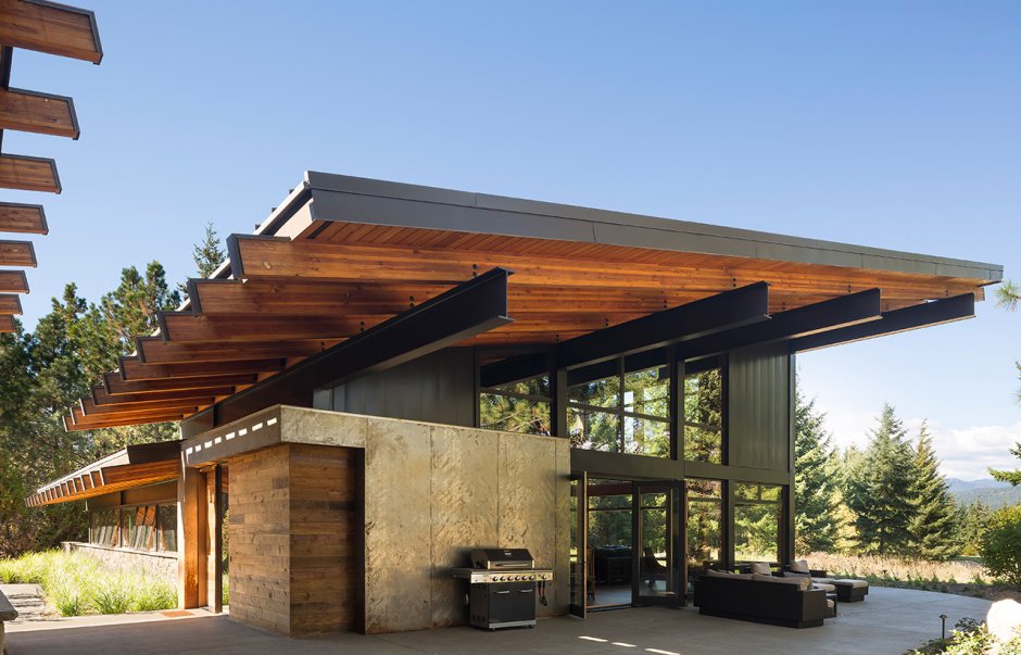 Пергола навес над патио