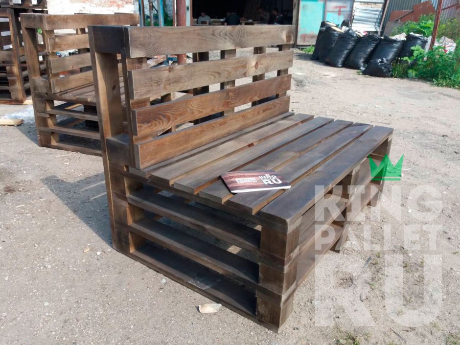 Ступеньки из поддонов