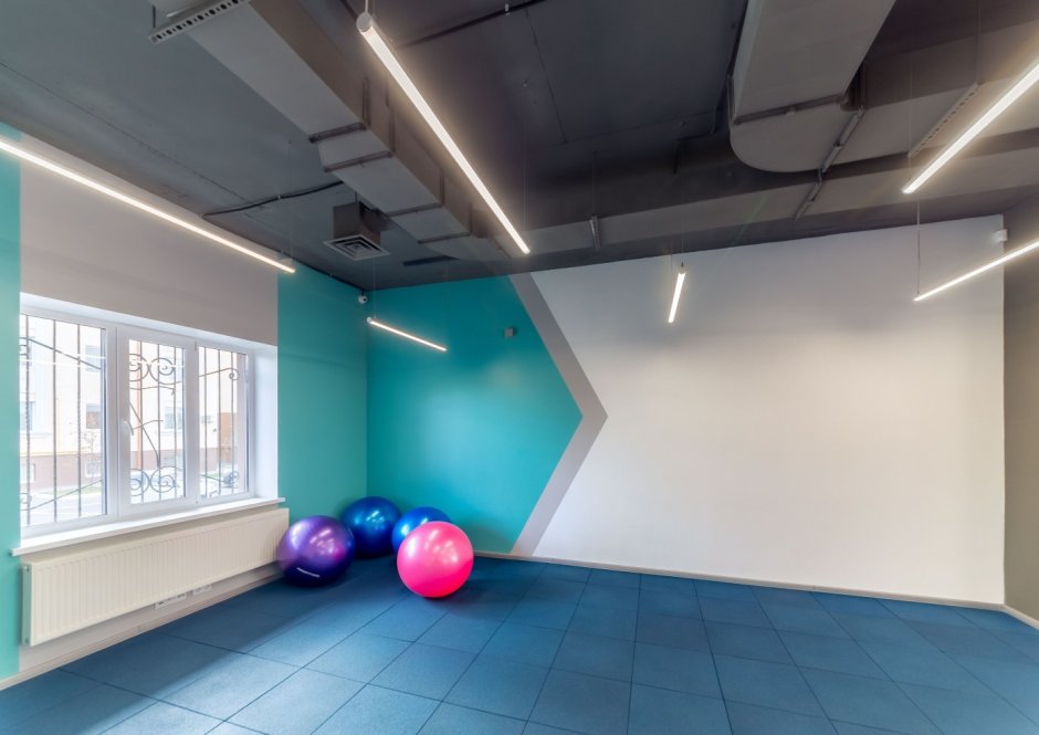 Цвет стен в спортзале