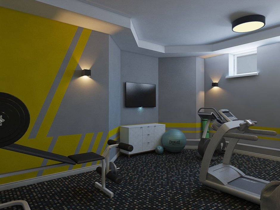 Цвет стен в спортзале