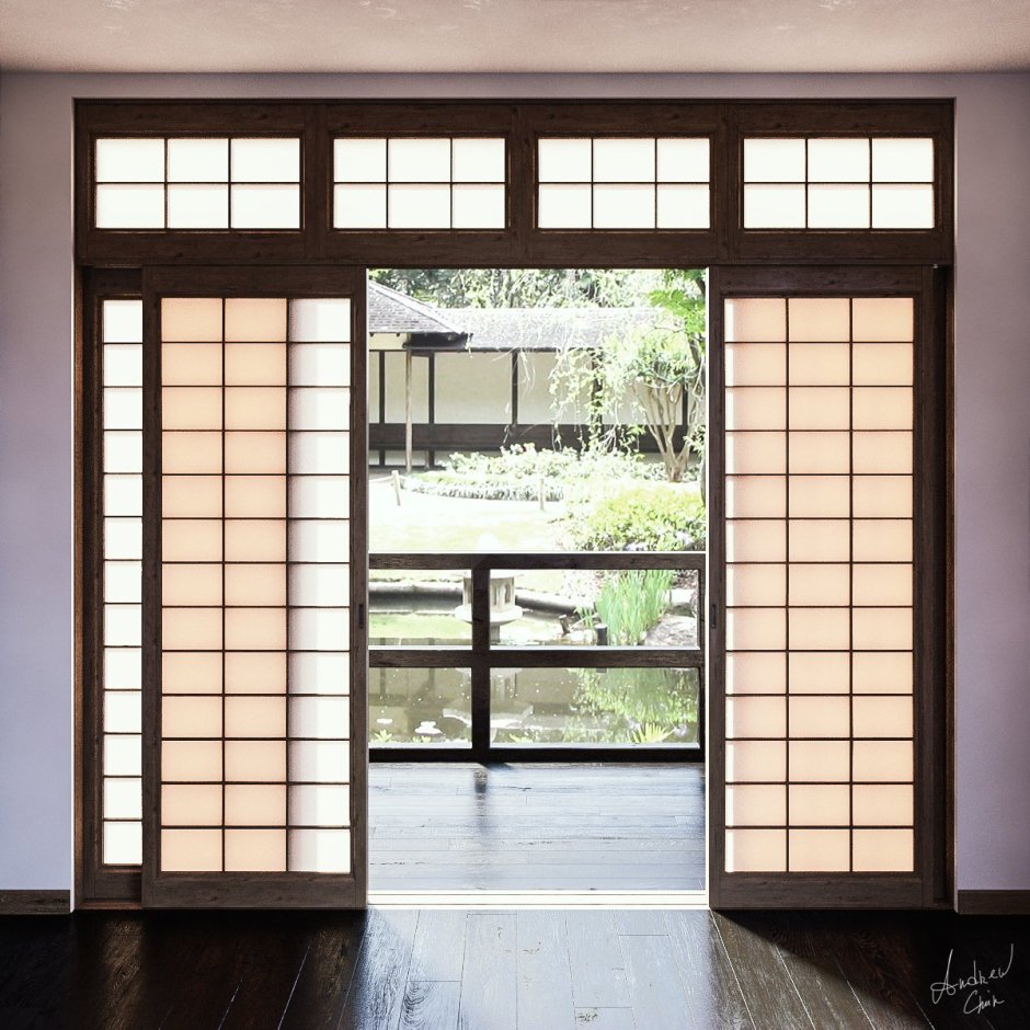 Японские двери Сёдзи
