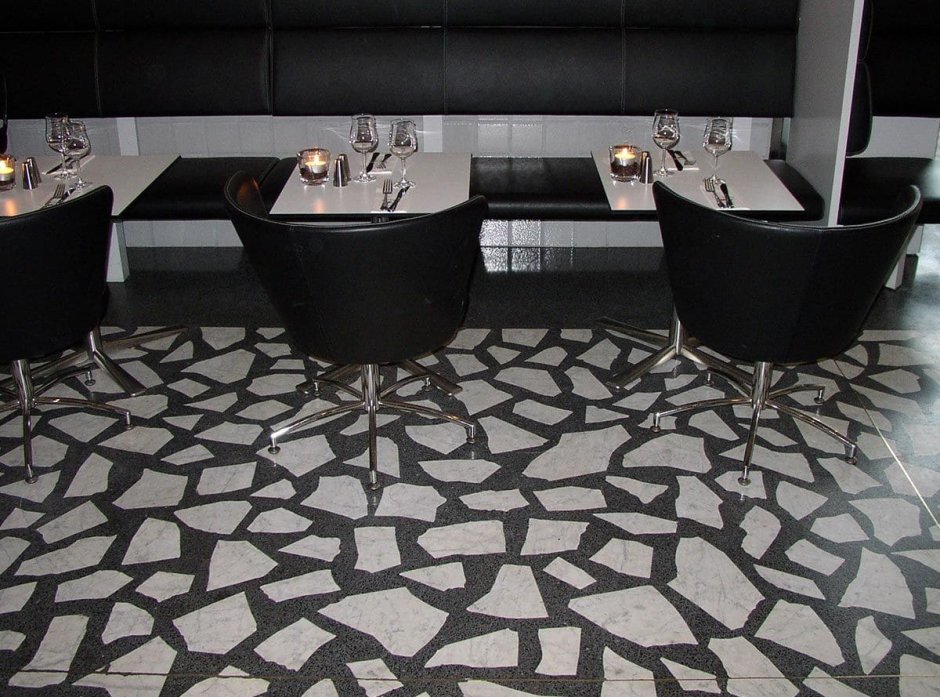 Керамогранит Керамин терраццо черный 5