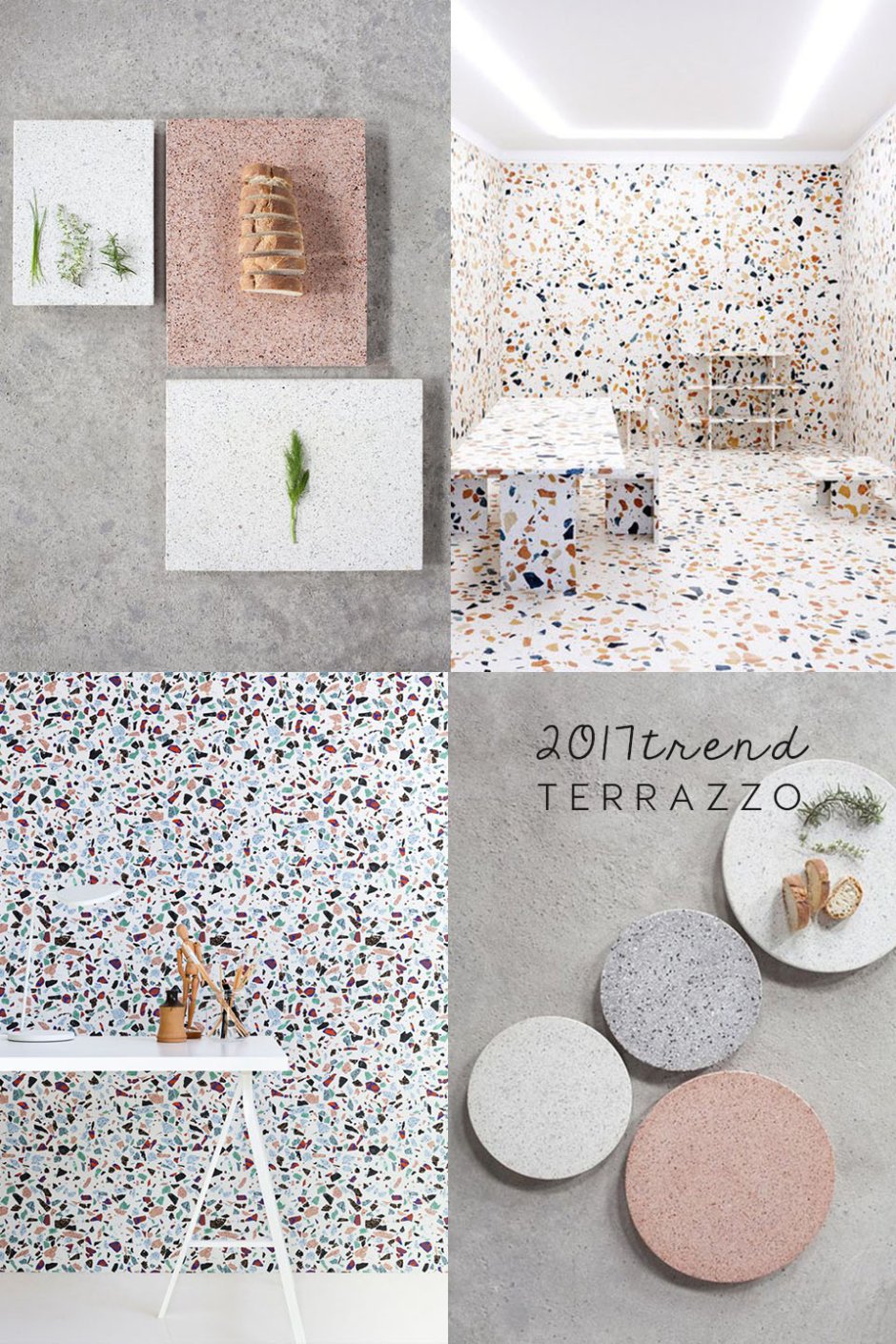 Терраццо декор в интерьере