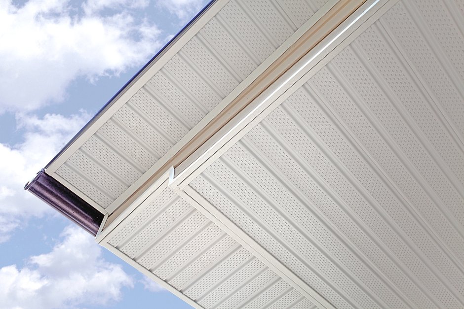 Софит t4 частично перфорированный Grand line 3,0 белый