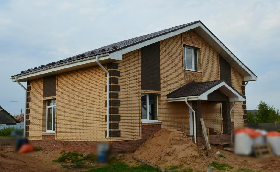 Дом соломенный кирпич