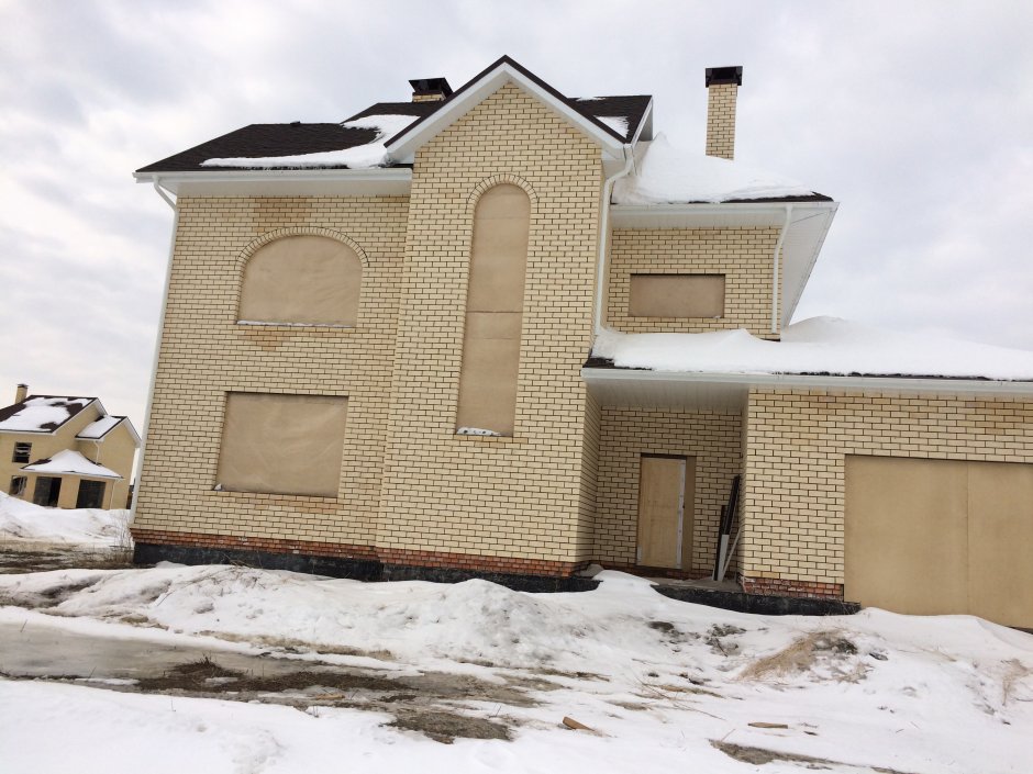 Дом из кирпича керма пшеничное лето